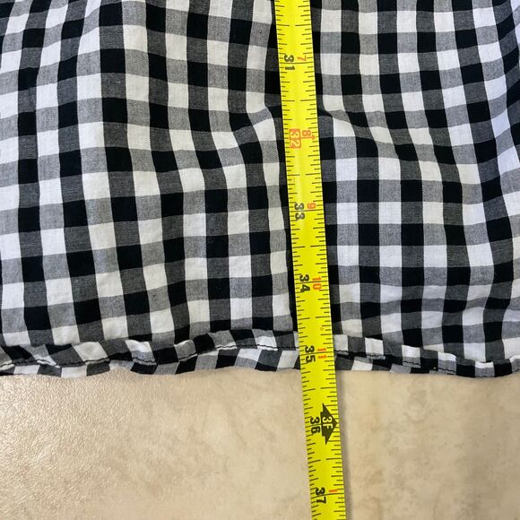 Sequin Hearts Rodeo Western Dress Jr. Size 13 Boho Front twist button gingham - Picture 5 of 12